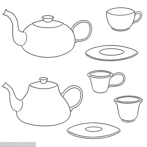 一套咖啡或茶具