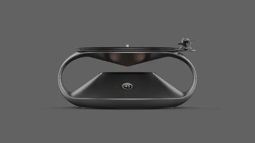 产品造型设计,科技感,空灵感,仪式感,高品质,简约,工业设计,黑胶唱机