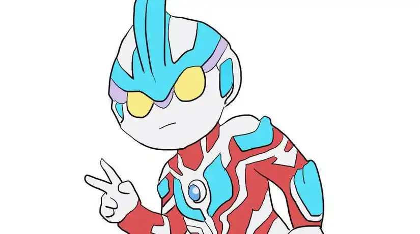 银河奥特曼的简笔画 银河奥特曼的简笔画法