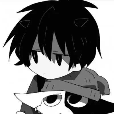 黑白动漫男头,男生头像图片