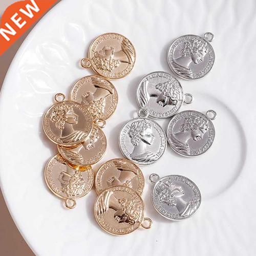 10pcs/lot 20*2mm nd carved portrait charms for bracelets pe