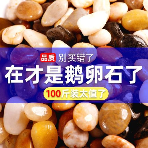 鹅卵石造景园林庭院铺路五彩色天然铺地拼花造型小石头南京雨花石