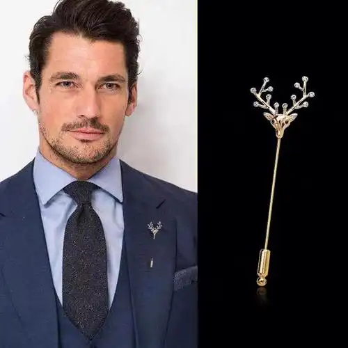 男士胸针的戴法