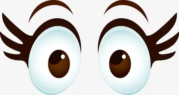 卡通形象大眼睛免抠素材免费下载_觅元素51yuansu.com