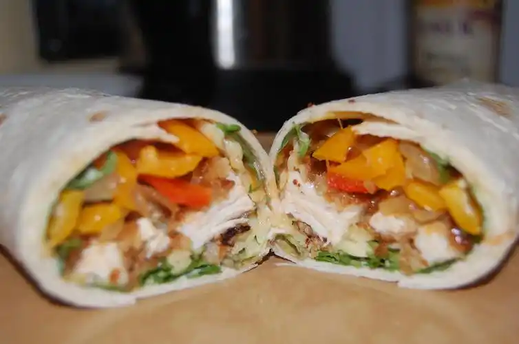 kfc style chicken wrap