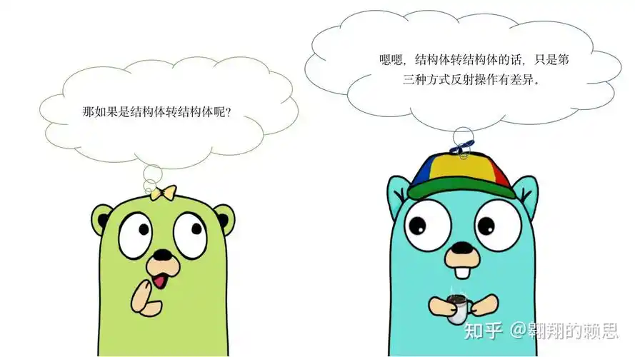 漫画go语言struct转map或其他结构体的各种方式及性能