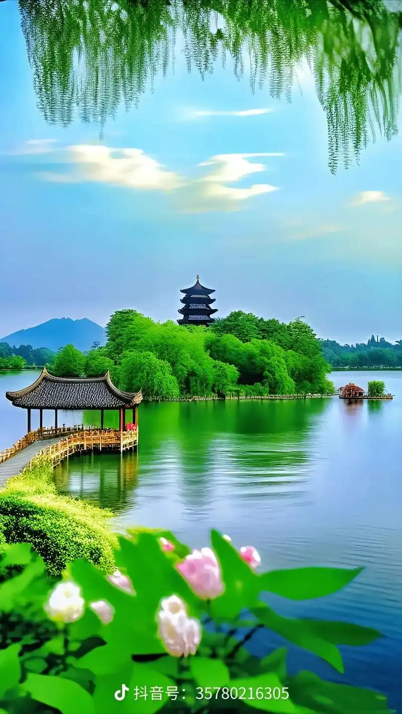 人间仙境美如画 ,山清水秀鸟语花香, 美在山水间, 好山好水好风景