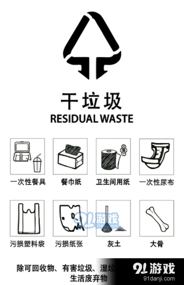 干垃圾包含了有哪些东西 干垃圾分类一览