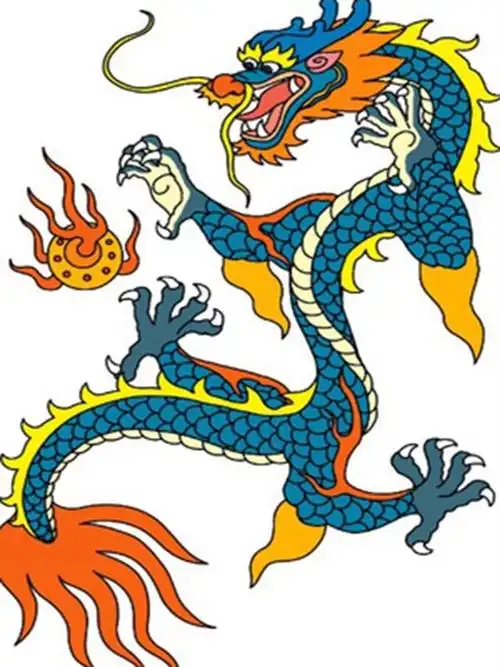 画简单的龙并涂上颜色 画好的龙涂什么颜色?-图片大观-奇异网