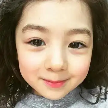 可爱萌娃头像壁纸韩美混血儿小萝莉ellieellie韩美混血小萝莉萌娃