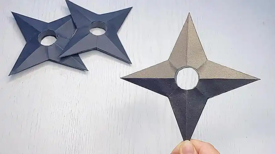 忍者武器手里剑折纸教程