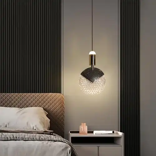 松伟【暗香】卧室床头灯吊灯现代轻奢吧台长吊灯客厅背景墙灯饰