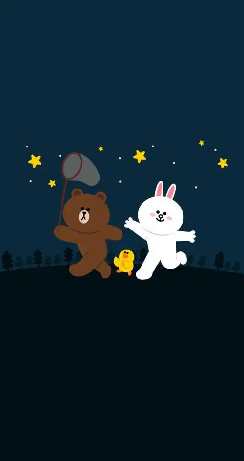 line布朗熊可妮兔