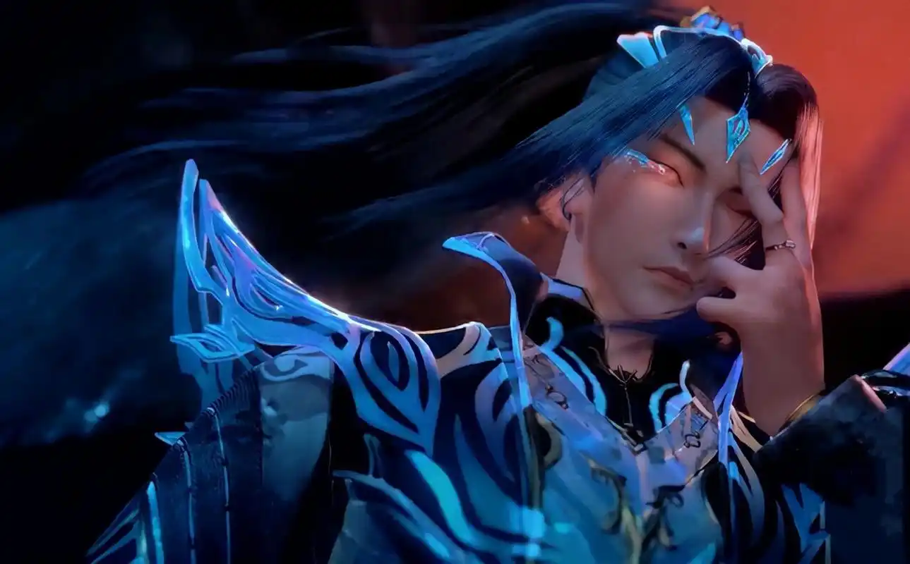 巅峰国漫男神唐三高清自修图79 今天187集唐三使出的杀神领域之修罗