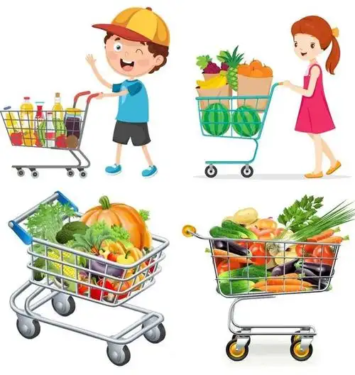 儿童画教程思维创想画我的疯狂购物车