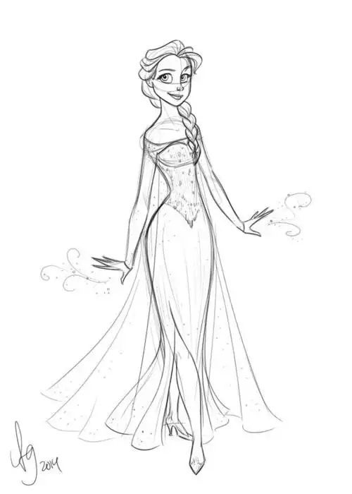 elsa by kuabci