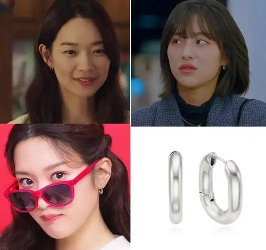 韩国正品代购韩剧海岸村恰恰恰申敏儿姜敏儿文佳煐同款耳环