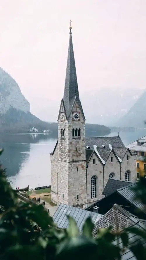 欧式风格独特建筑,高清图片,手机壁纸