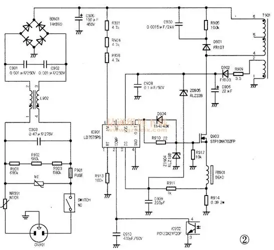液晶电视易损集成电路l6599ld7575ld7552