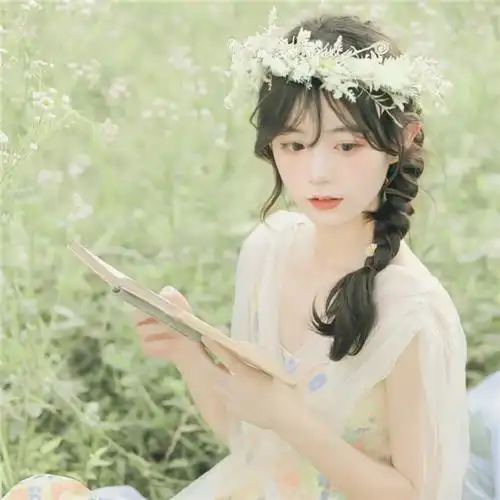 ins唯美真人女头捧花 治愈系高清女生头像ins高级质感捧花图片_女生