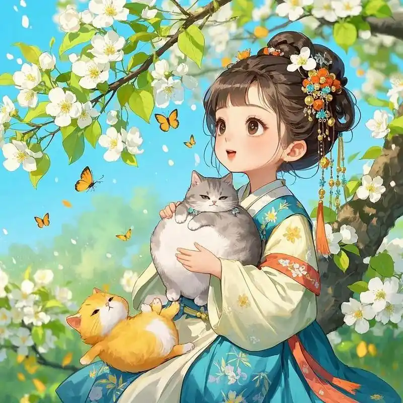 古风壁纸.送给大家几张古风壁纸#古风 #古装仙女插画图集 #