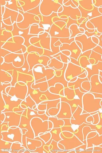 爱心花纹图案图片