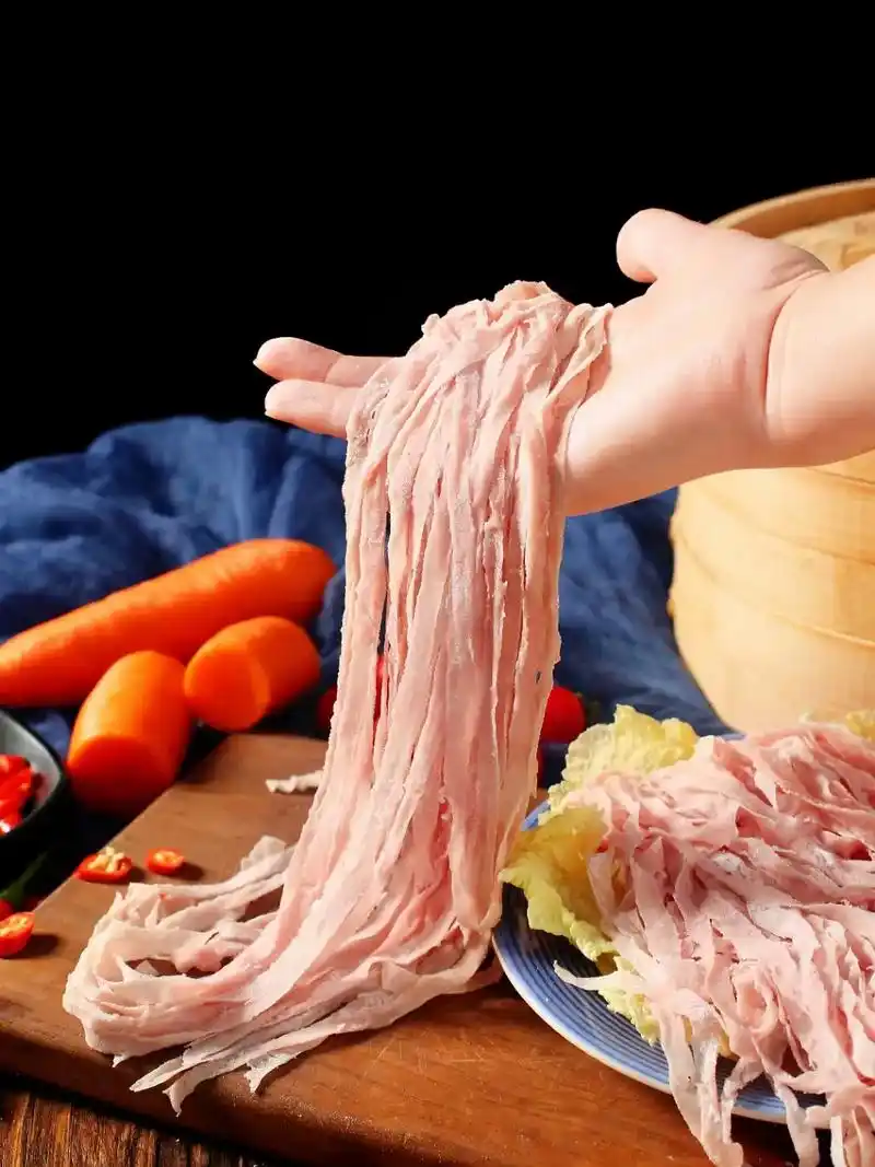 福建小吃纯手工制作肉燕丝#地方特色美食 - 抖音