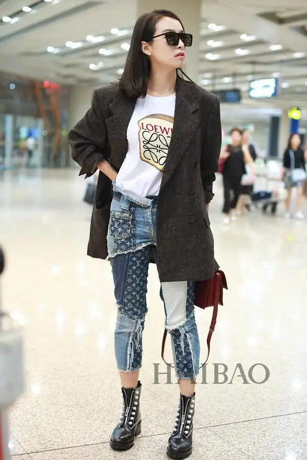 牛仔裤原来还可以这样穿出彩