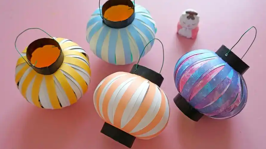 拯救你的中秋节手工作业,小灯笼做起来,简单又精致!