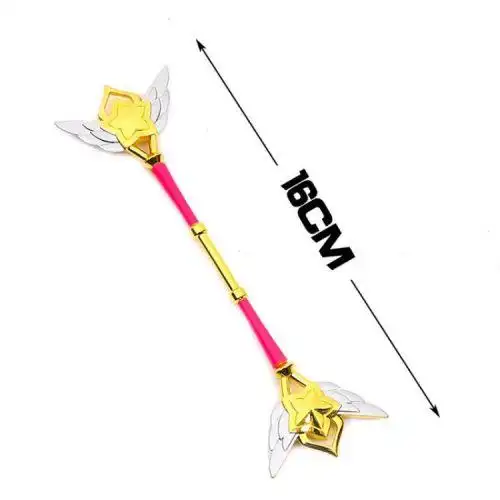 包邮|英雄联盟lol周边光辉女郎拉克丝彩色版武器模型摆件