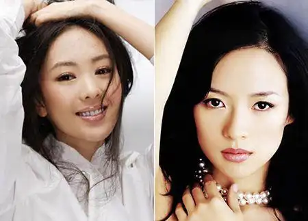 童谣vs章子怡,第1和5张你能认出谁是谁 ? 我写服字给你