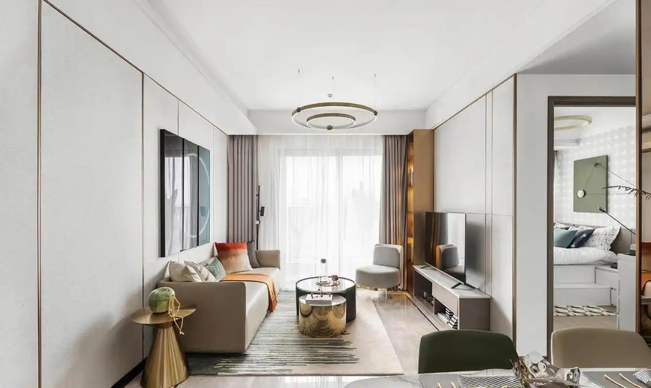 75㎡小户型 现代轻奢风 [微风][微风]家居[微风][微风]装修[微风]