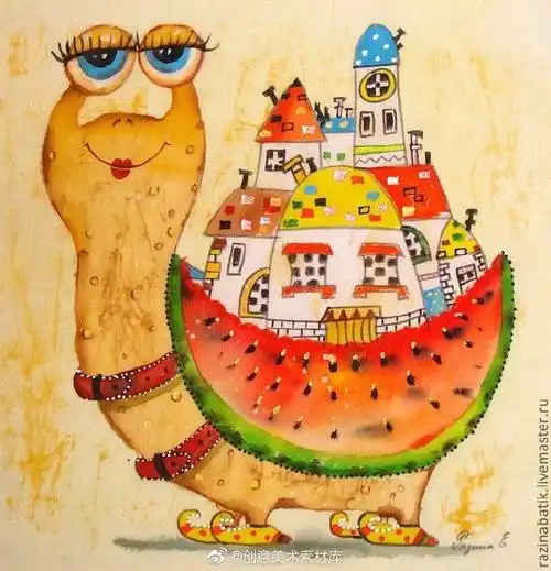 遇见艺术##儿童画##儿童创意美术##趣味儿童画##手工##儿童画素材