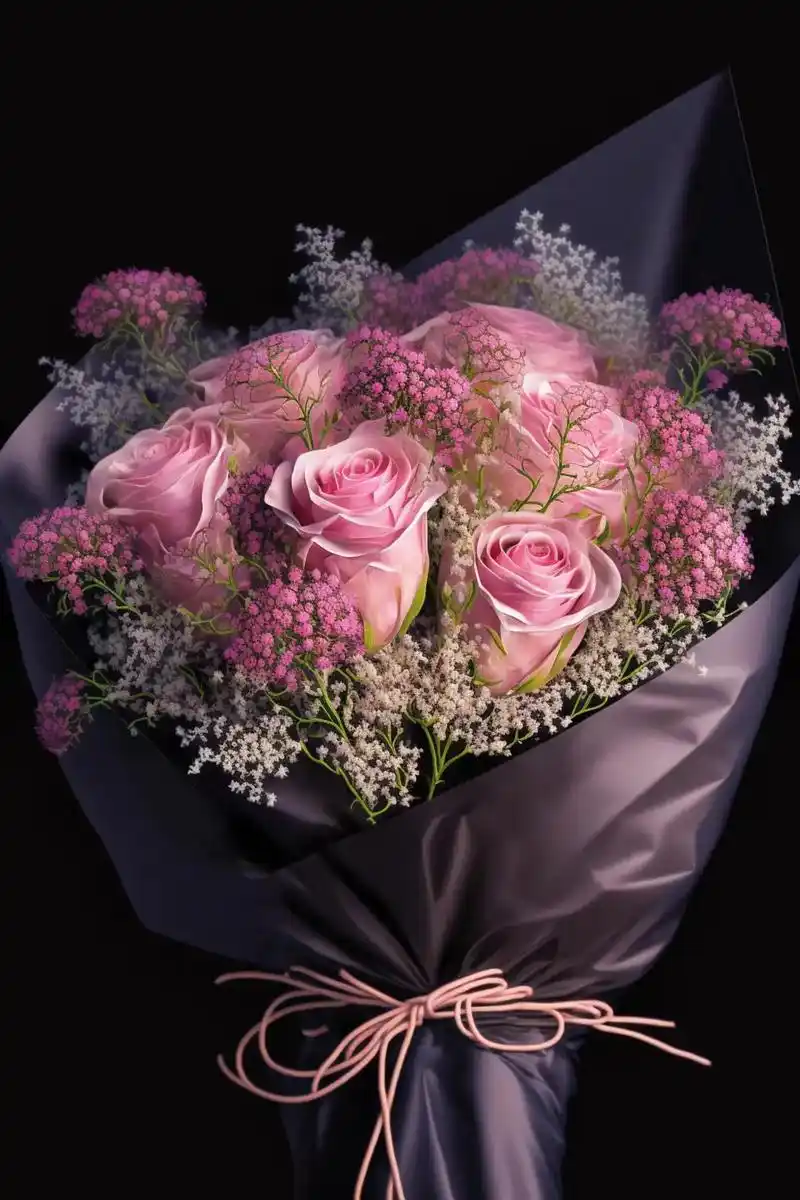 图文伙伴计划 粉玫瑰的花语为永远的爱, - 抖音