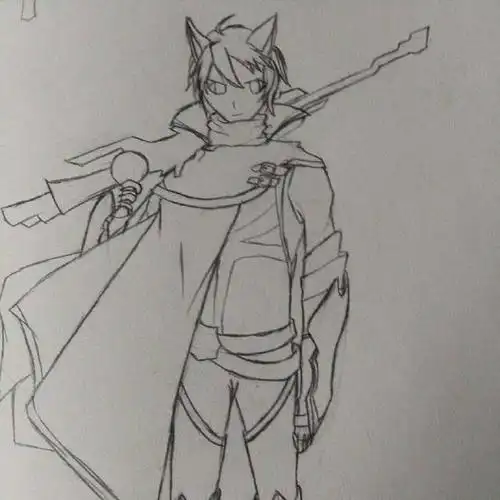 百里守约王者荣耀简笔画