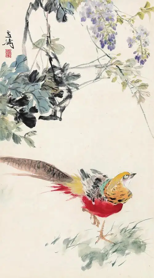 王雪涛19031982锦鸡图