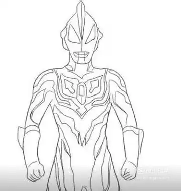 画怎么画捷德奥特曼简笔画怎么画帅气的捷德奥特曼儿童卡通简笔画捷德