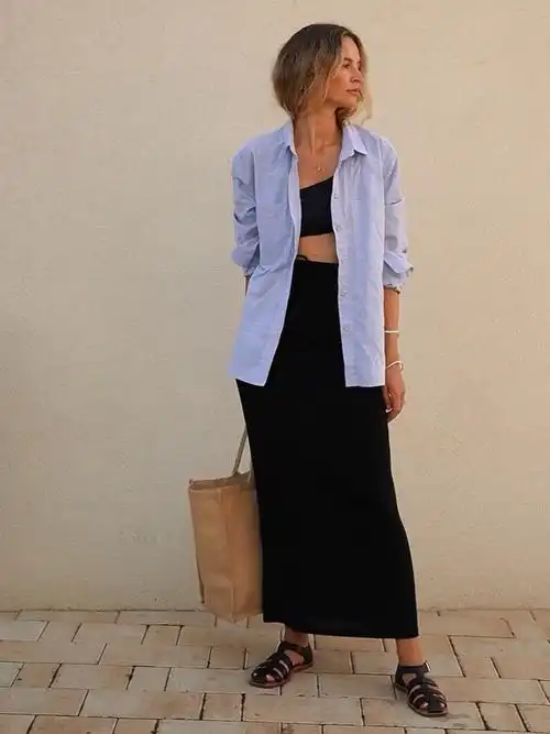 夏日穿搭不费力欧美风穿搭ootd