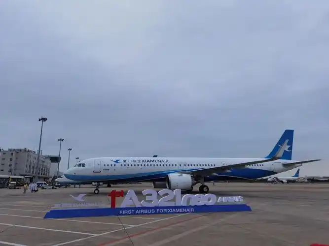 图片 厦门航空接收其首架空客a321neo飞机_民航资源网
