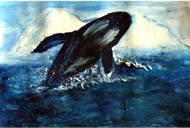 水粉画之鱼跃出海_水粉画教程_零二七艺考