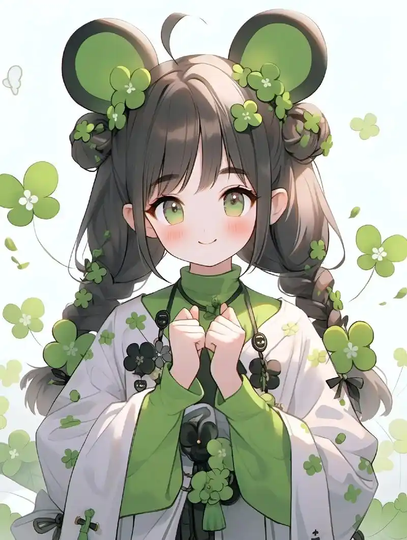 四时吉祥…#我又来送图啦 #漫画女孩 #美图分享 #古风 # - 抖音