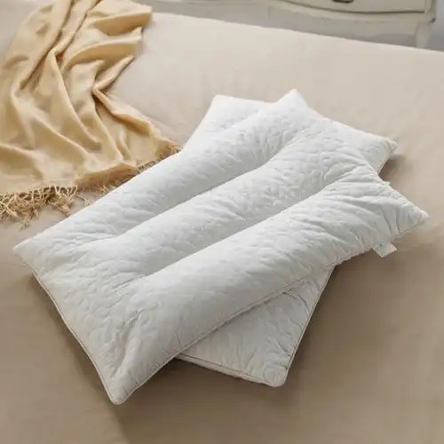 雪仑尔 纯荞麦枕头枕芯 全荞麦皮荞麦壳枕头成人儿童护颈硬枕 白色