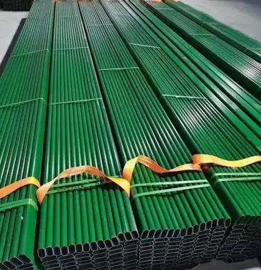 河南包塑椭圆管大棚养殖棚安装加工配件组装大棚