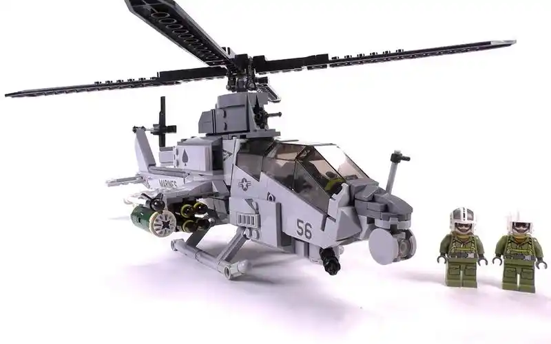 legoah1眼镜蛇武装直升机moc