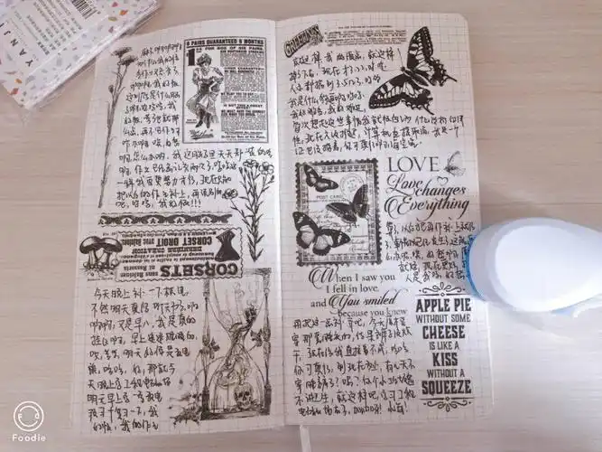 手账  #轻复古  #手帐排版