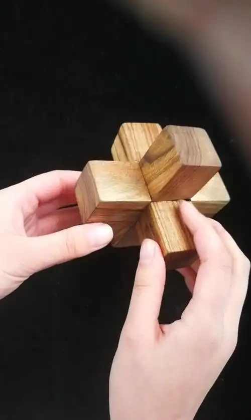 自制三根好汉鲁班锁,惊艳到了没有?