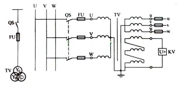 电压互感器的接线