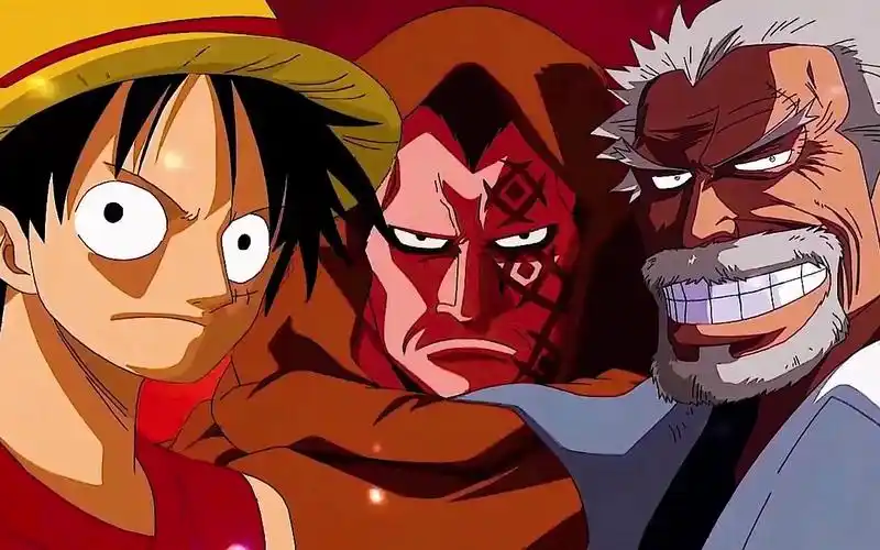 #海贼王 最强家族,蒙奇一族! #卡普 #路飞