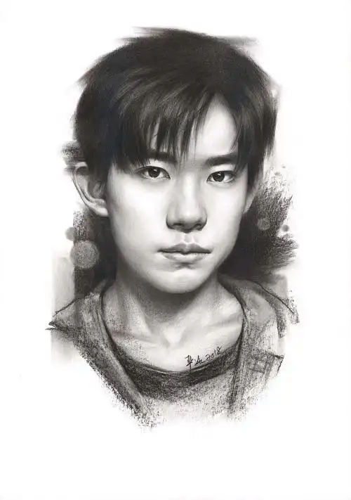 严冰明星素描合辑