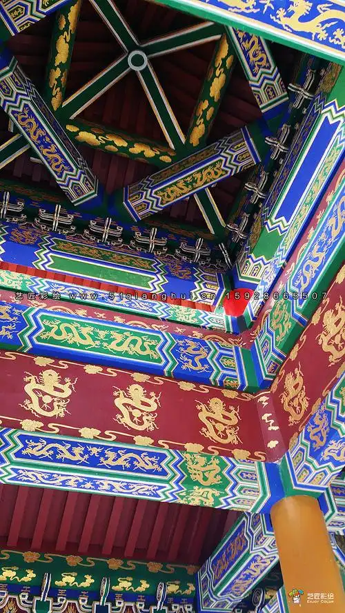 寺庙彩绘/彩画,传统彩绘,古镇古街彩绘,和玺彩绘,旋子彩绘,苏式彩绘